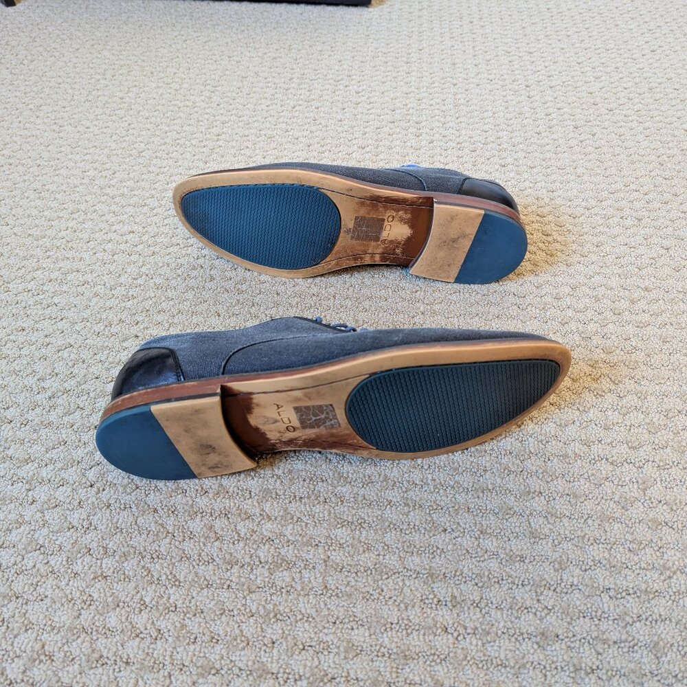 Aldo Men's Canvass Oxford Shoe - Size 11 - Picture 2 of 6